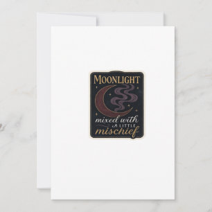 Whimsigoth Fantasy Mystical Forests, Moons & Magic Feiertagskarte