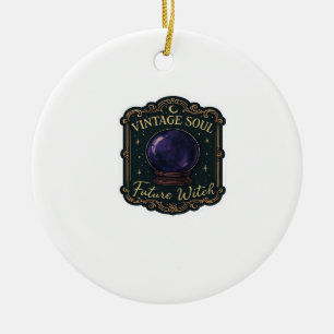 Whimsigoth Fantasy Mystical Forests, Moons & Magic Keramik Ornament
