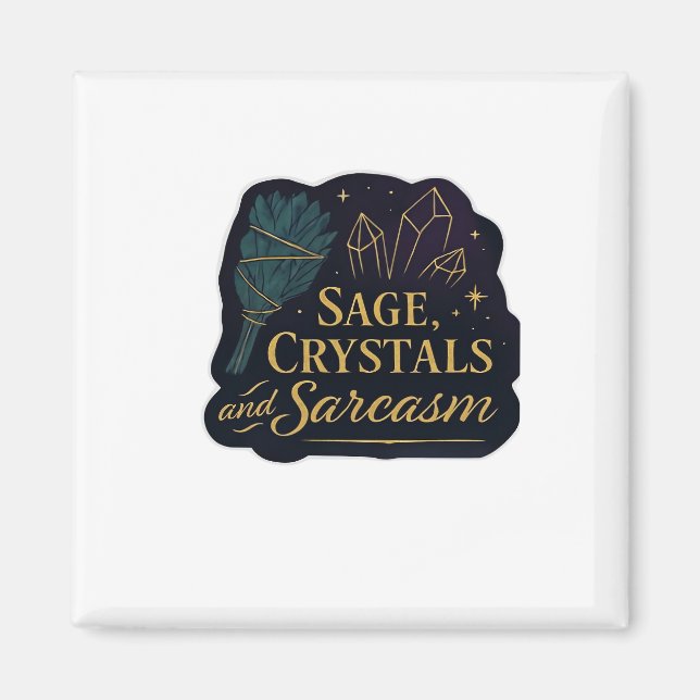 Whimsigoth Fantasy Mystical Forests, Moons & Magic Magnet (Vorne)