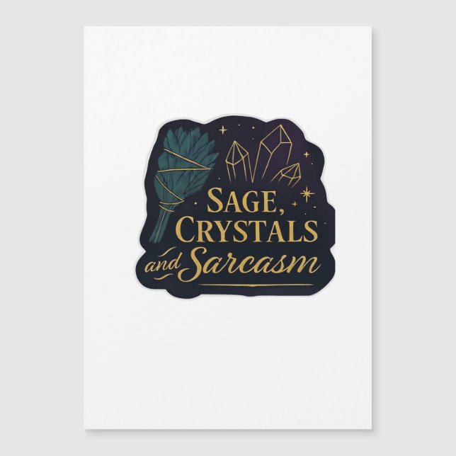 Whimsigoth Fantasy Mystical Forests, Moons & Magic Magnetkarte (Vorderseite)