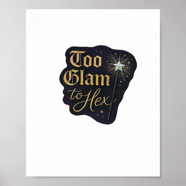 Whimsigoth Fantasy Mystical Forests, Moons & Magic Poster (Vorne)