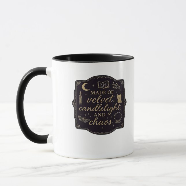 Whimsigoth Fantasy Mystical Forests, Moons & Magic Tasse (Links)