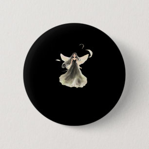 Whimsigoth Girl Dark Fairy Ästhetik mit Vibes Cl Button