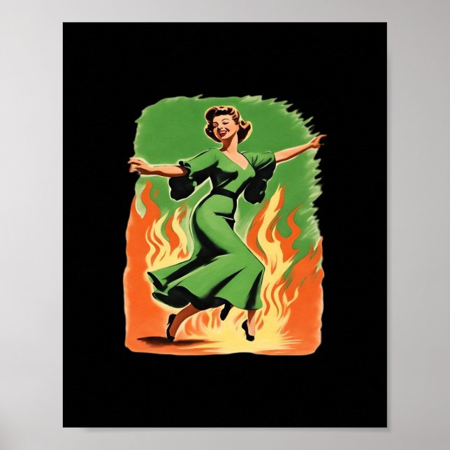 Whimsigoth Goth Wall Art 90er Dekor HECKINFAROUT F Poster (Vorne)