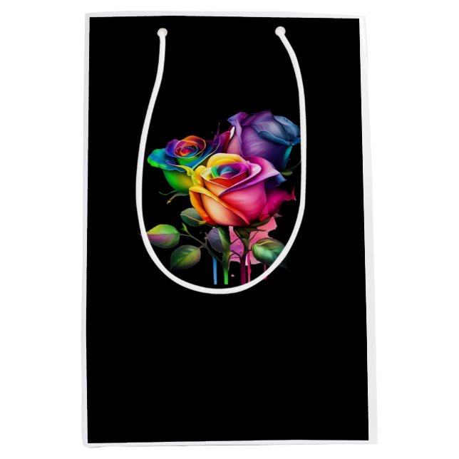 Whimsigoth - Gotisches Design Mittlere Geschenktüte (Vorderseite)