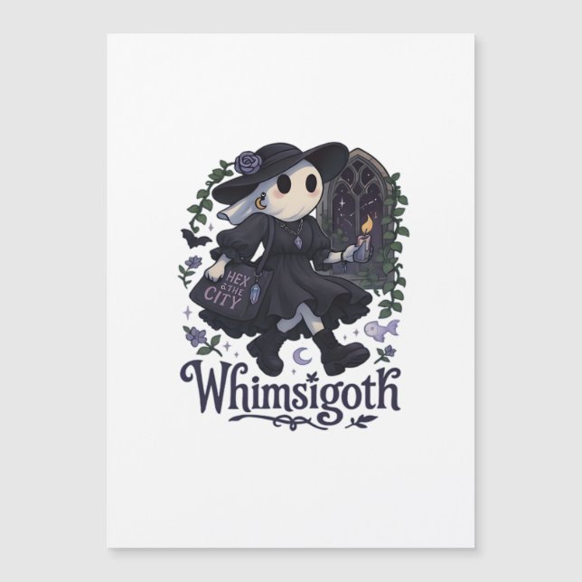 Whimsigoth mit City Classic - Stadtmagie trifft au Magnetkarte (Vorderseite)
