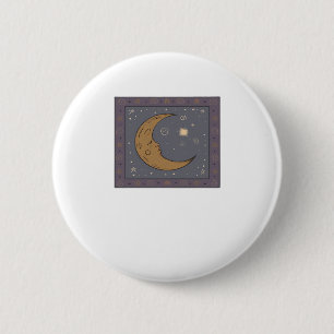 Whimsigoth Moon Classic Button