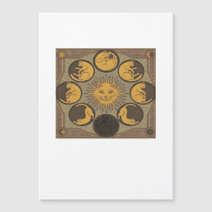 Whimsigoth Moon Classic Magnetkarte