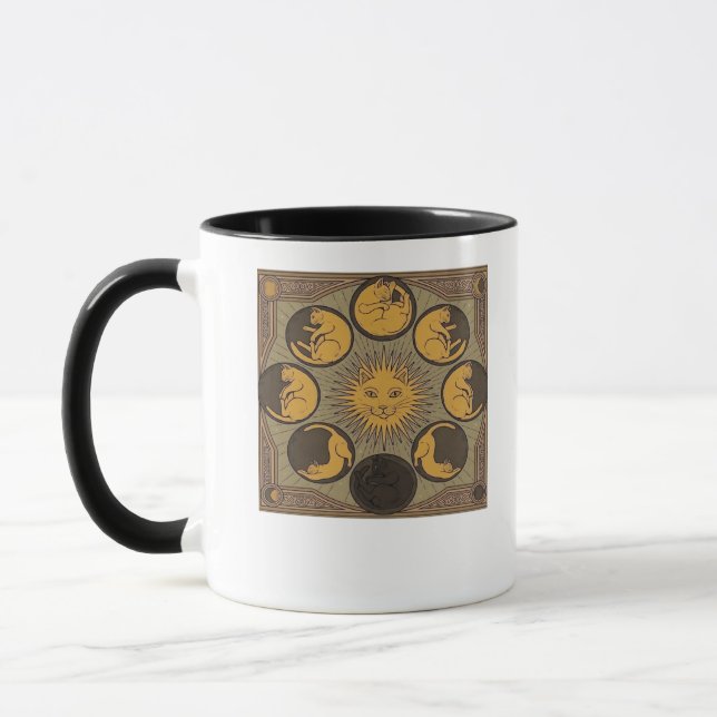 Whimsigoth Moon Classic Tasse (Links)
