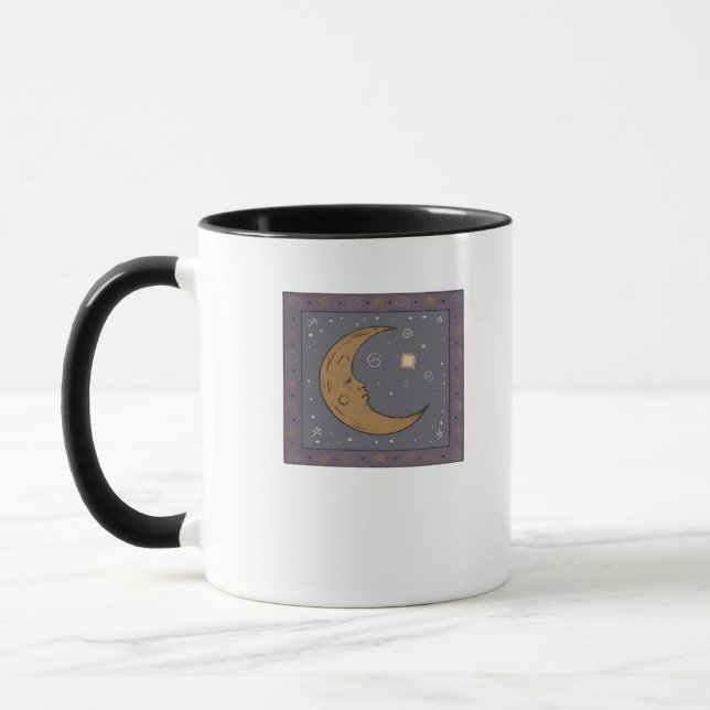 Whimsigoth Moon Classic Tasse (Links)