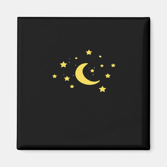Whimsigoth Night Sky Sun Moon Witchy Magnet (Vorne)