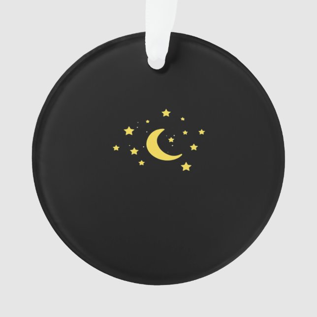 Whimsigoth Night Sky Sun Moon Witchy Ornament (Vorderseite)