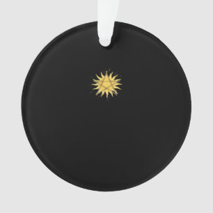 Whimsigoth Pentagram Sun Classic Ornament