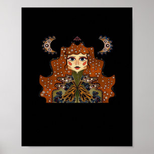 Whimsigoth Portrait Classic Poster