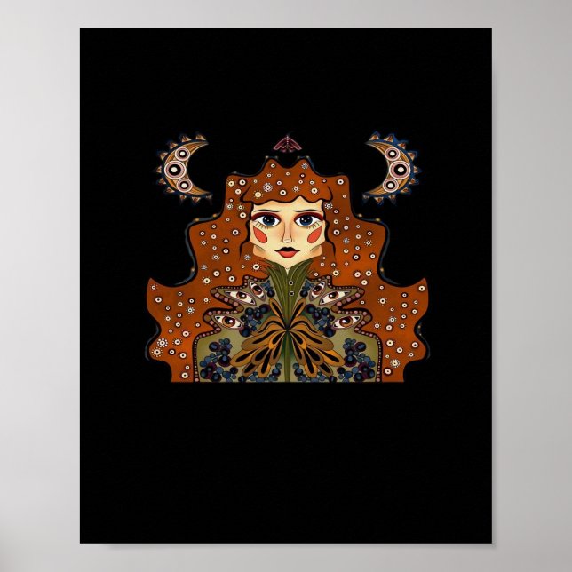 Whimsigoth Portrait Classic Poster (Vorne)