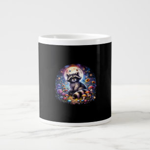 Whimsigoth Raccoon durch Mondlicht, Niedlicher far Jumbo-Tasse