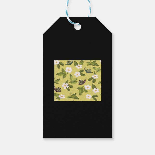 Whimsigoth Snail Classic Geschenkanhänger (Vorderseite)