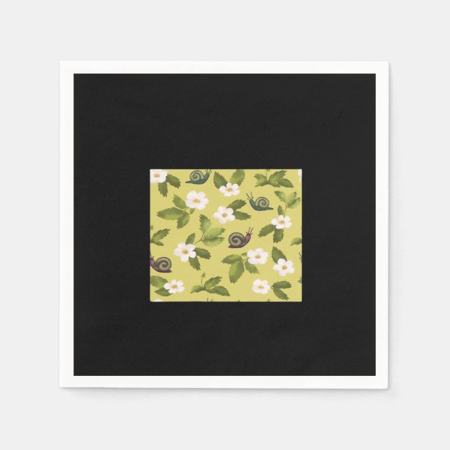 Whimsigoth Snail Classic Serviette (Vorderseite)