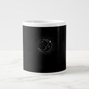 Whimsigoth Starry Night Moon Witchy Classic Jumbo-Tasse