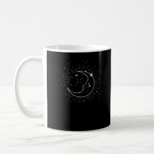 Whimsigoth Starry Night Moon Witchy Classic Kaffeetasse