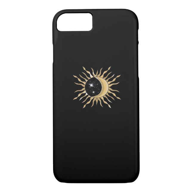 Whimsigoth Sun Moon Space Classic Case-Mate iPhone Hülle (Rückseite)