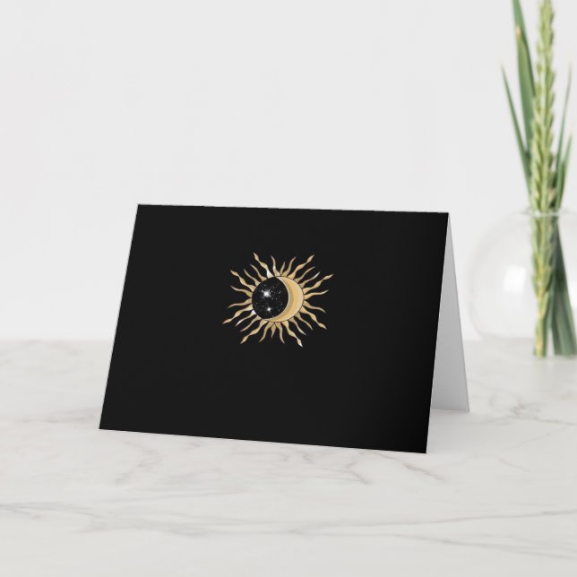 Whimsigoth Sun Moon Space Classic Karte (Vorderseite)