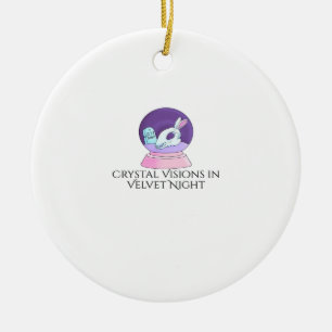 Whimsigoth Tinte - Mystische Wälder, Monde & Magie Keramik Ornament