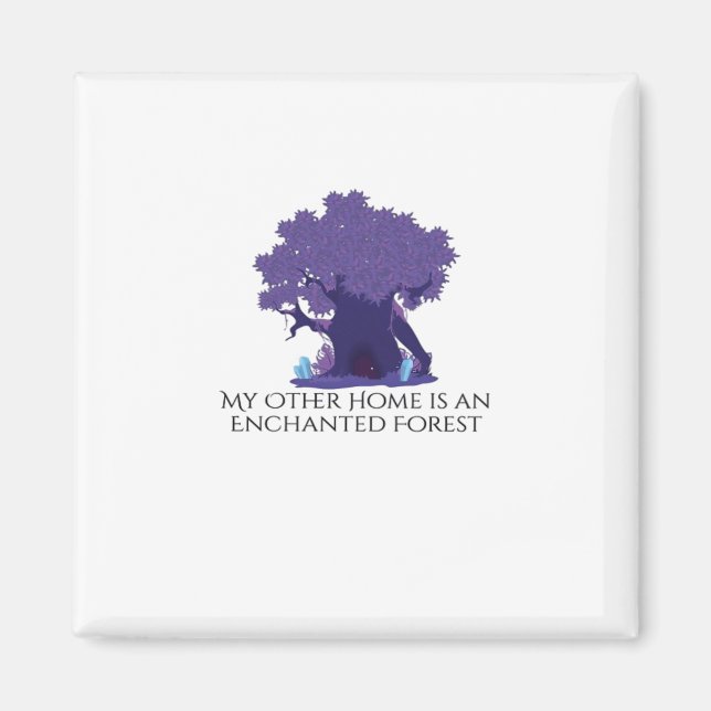 Whimsigoth Tinte - Mystische Wälder, Monde & Magie Magnet (Vorne)