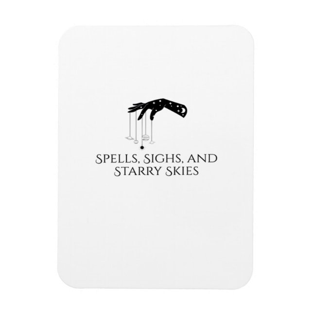 Whimsigoth Tinte - Mystische Wälder, Monde & Magie Magnet (Vertikal)