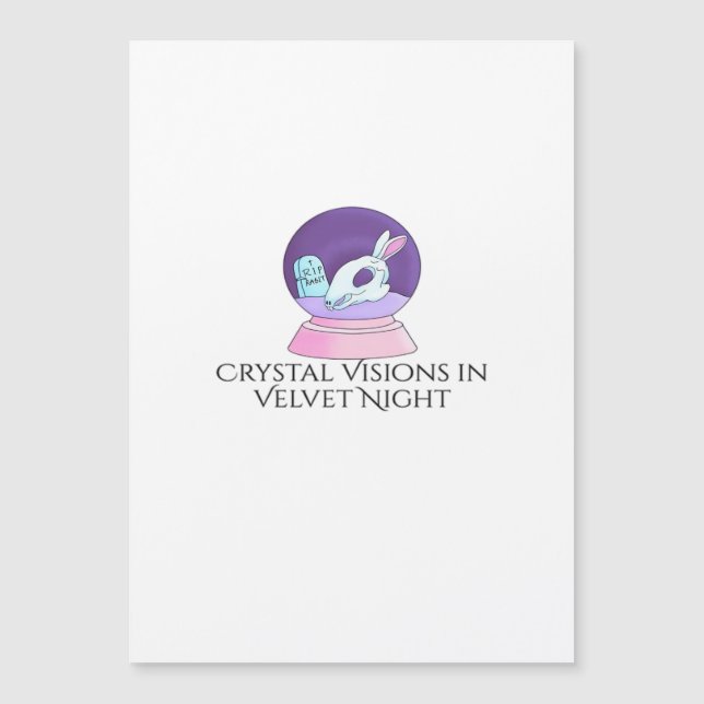 Whimsigoth Tinte - Mystische Wälder, Monde & Magie Magnetkarte (Vorderseite)