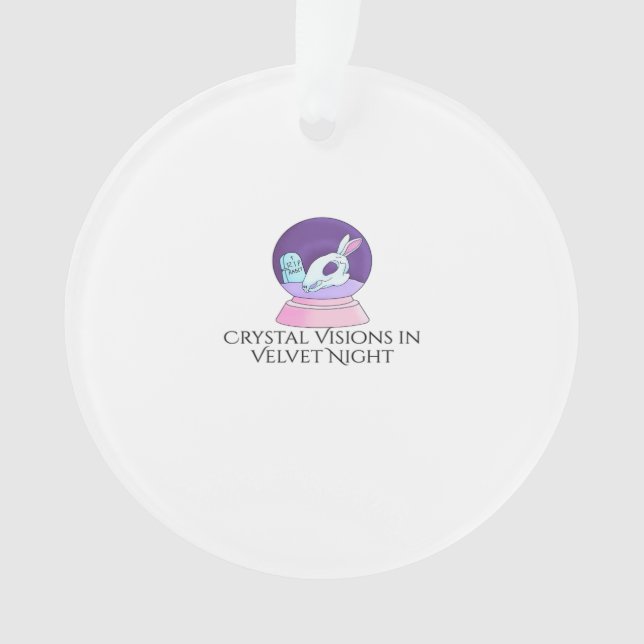 Whimsigoth Tinte - Mystische Wälder, Monde & Magie Ornament (Vorderseite)