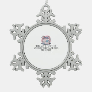 Whimsigoth Tinte - Mystische Wälder, Monde & Magie Schneeflocken Zinn-Ornament