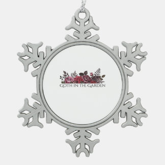 Whimsigoth Tinte - Mystische Wälder, Monde & Magie Schneeflocken Zinn-Ornament