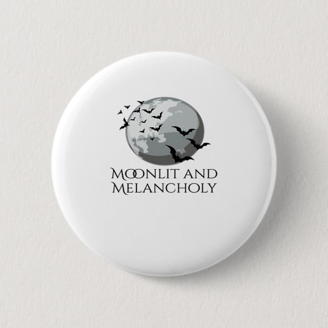 Whimsigoth Tinte - Mystische Wälder, Mondmagic Cla Button (Vorderseite)