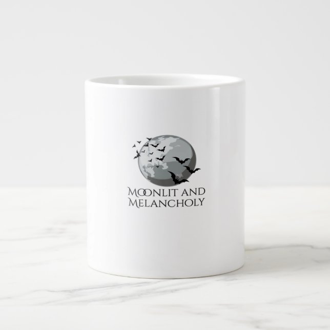 Whimsigoth Tinte - Mystische Wälder, Mondmagic Cla Jumbo-Tasse (Vorderseite)