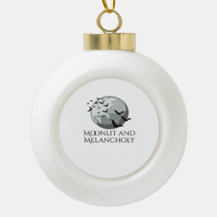 Whimsigoth Tinte - Mystische Wälder, Mondmagic Cla Keramik Kugel-Ornament