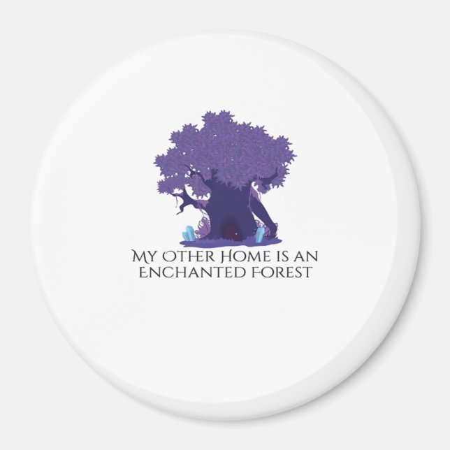 Whimsigoth Tinte - Mystische Wälder, Mondmagic Cla Magnet (Vorne)