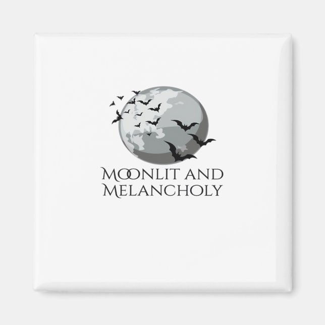 Whimsigoth Tinte - Mystische Wälder, Mondmagic Cla Magnet (Vorne)