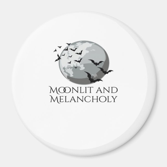Whimsigoth Tinte - Mystische Wälder, Mondmagic Cla Magnet (Vorne)