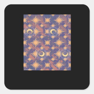 Whimsigoth Wallpaper Classic Quadratischer Aufkleber