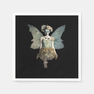 Whimsigoth Zombie Fairy Old Time Gothic Moody Art Serviette