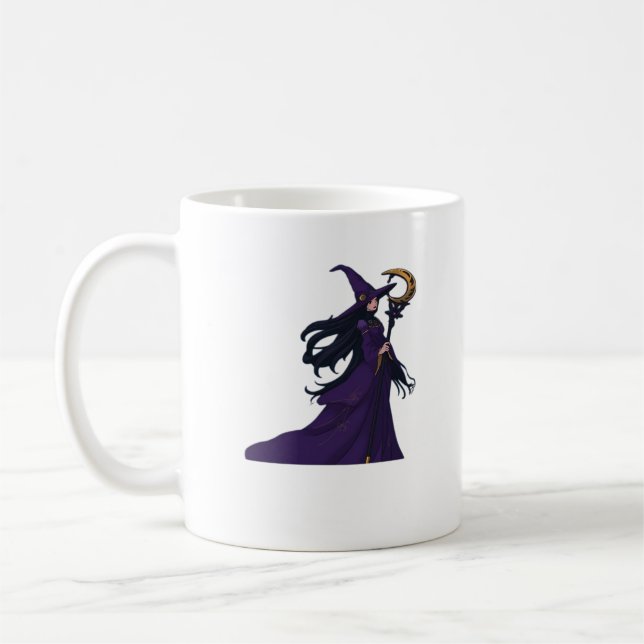 Whimsigothic Moon Witch Kaffeetasse (Links)