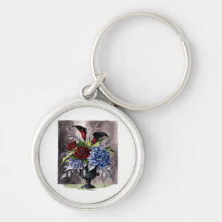 Whimsigothie - Gothic Floral Vase ästhetische Klas Schlüsselanhänger