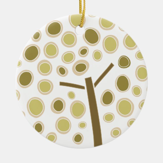 Whimsikalbaum Keramik Ornament (Vorne)