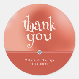 Whimsikale Blasen der Liebe: Märchenhafte Hochzeit Runder Aufkleber