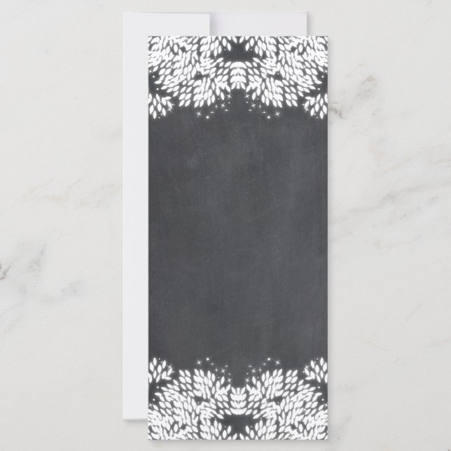 Whimsikale Blätter und Sterne auf Kopfbrett (Vorderseite)