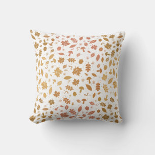 Whimsikale Herbstlaube, Pilze, Bugs Design Kissen