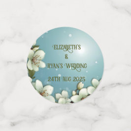 Whimsikale Kirschblüte mit Glitzern Konfetti