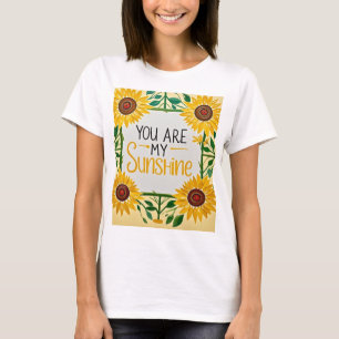 Whimsikale Sonnenblumen, du bist mein Sonnenschein T-Shirt