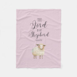 Whimsikaler Herr ist mein Hirte Psalm 23:1 Fleecedecke